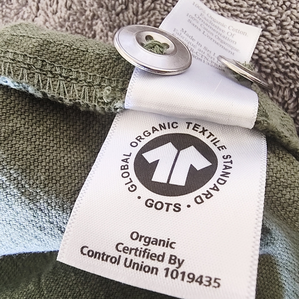 Everlane Unisex The Canvas Organic Cotton Parka Coat Green X-Large Boho - Picture 10 of 13